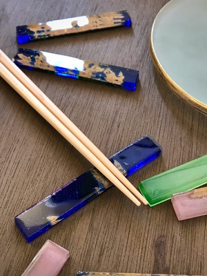 ナイフフォークレスト（青）5本セット