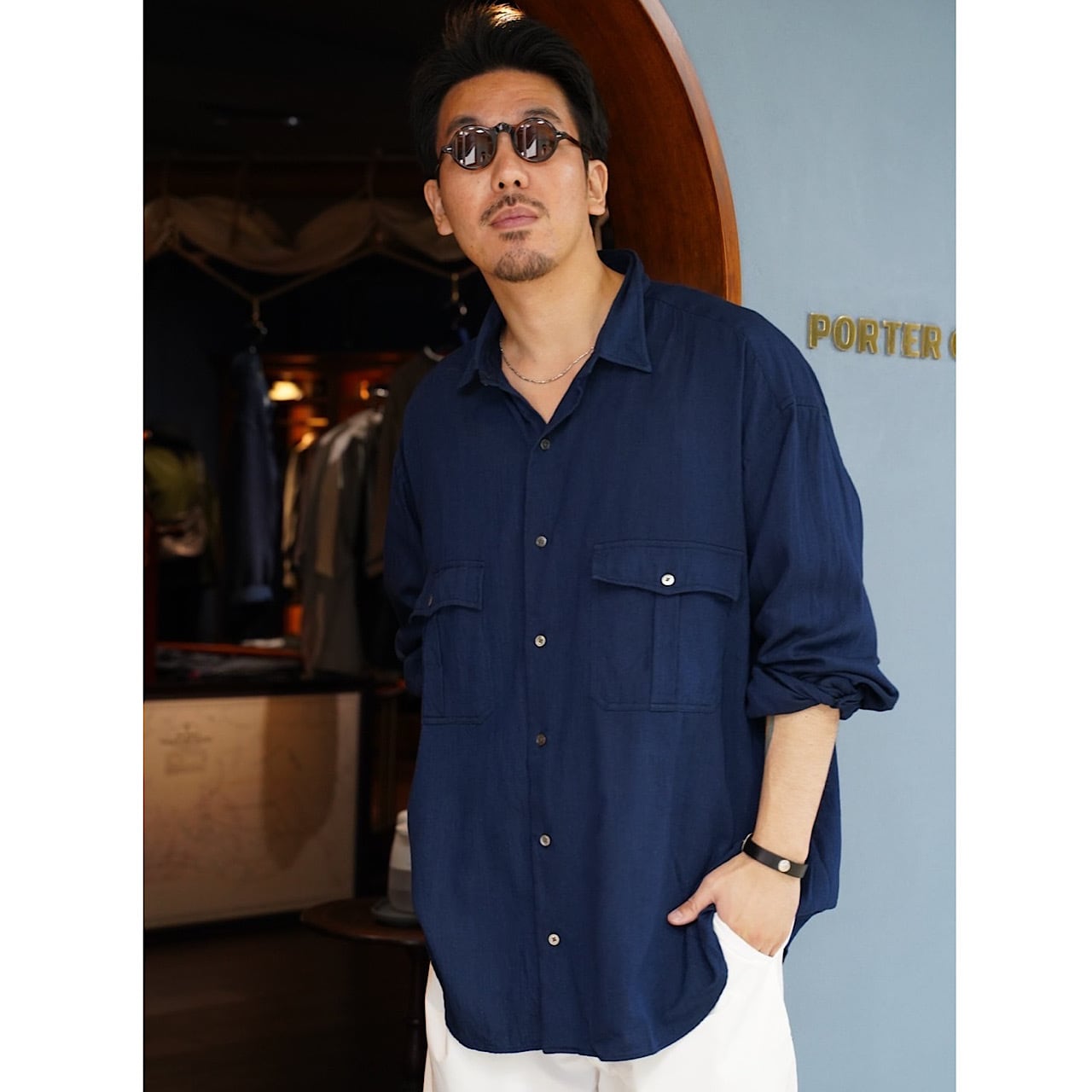 porter classic roll up shirts - シャツ