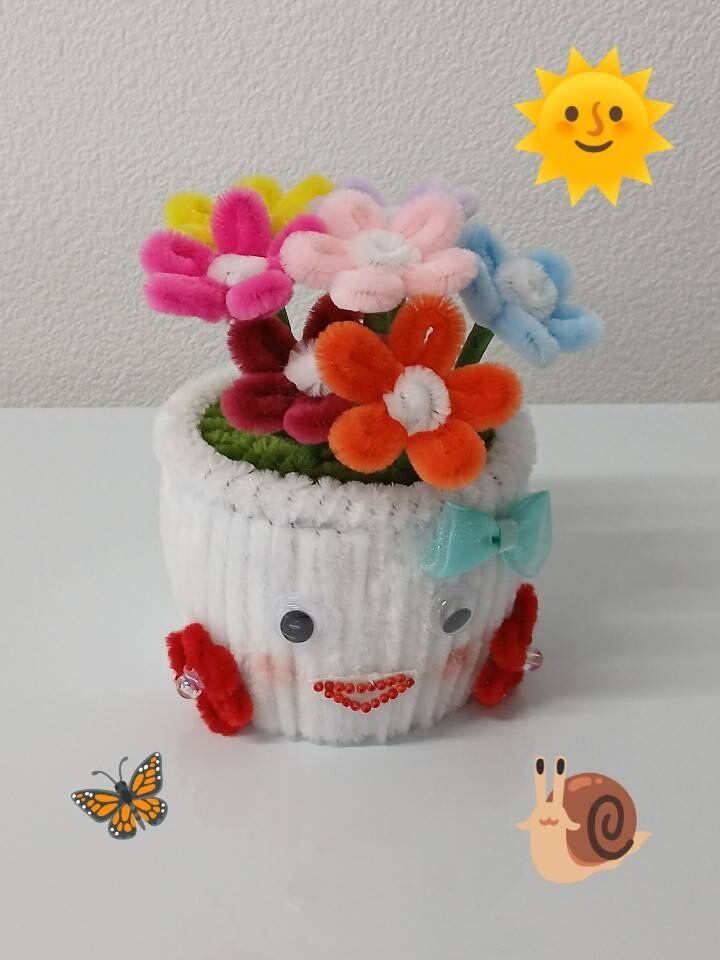 にこにこフラワーポット