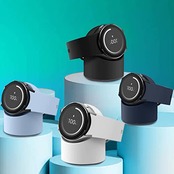 NINKI適応Galaxy Watch 5 充電器 対応 スタンド おやすみモード対応 卓上スタンド 滑り止め ギャラクシーウォッチ アクセサリー シンプル 収納簡単 携帯便利 小型 軽量 シリコンスタンド [ Galaxy Watch5 /Galaxy Watch5 Pro 対応 ]（ブラック）