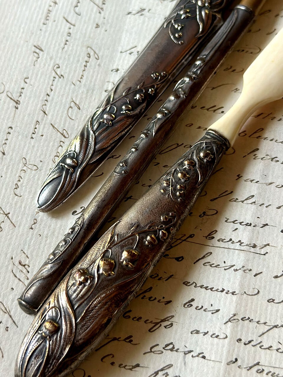 すずらんの文具セット レターセット | Brocante de La Cocotte