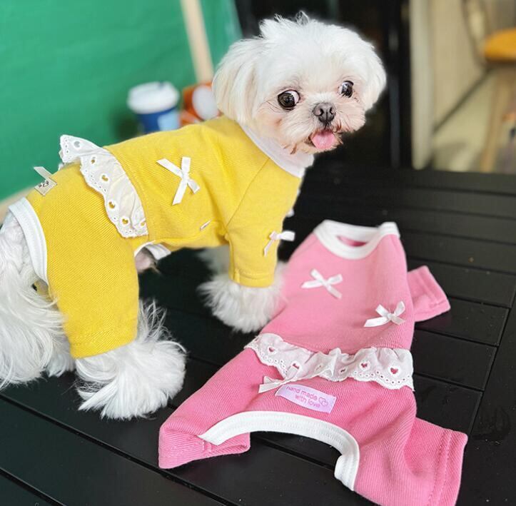 《即納》№2101661 リボンフリルロンパース