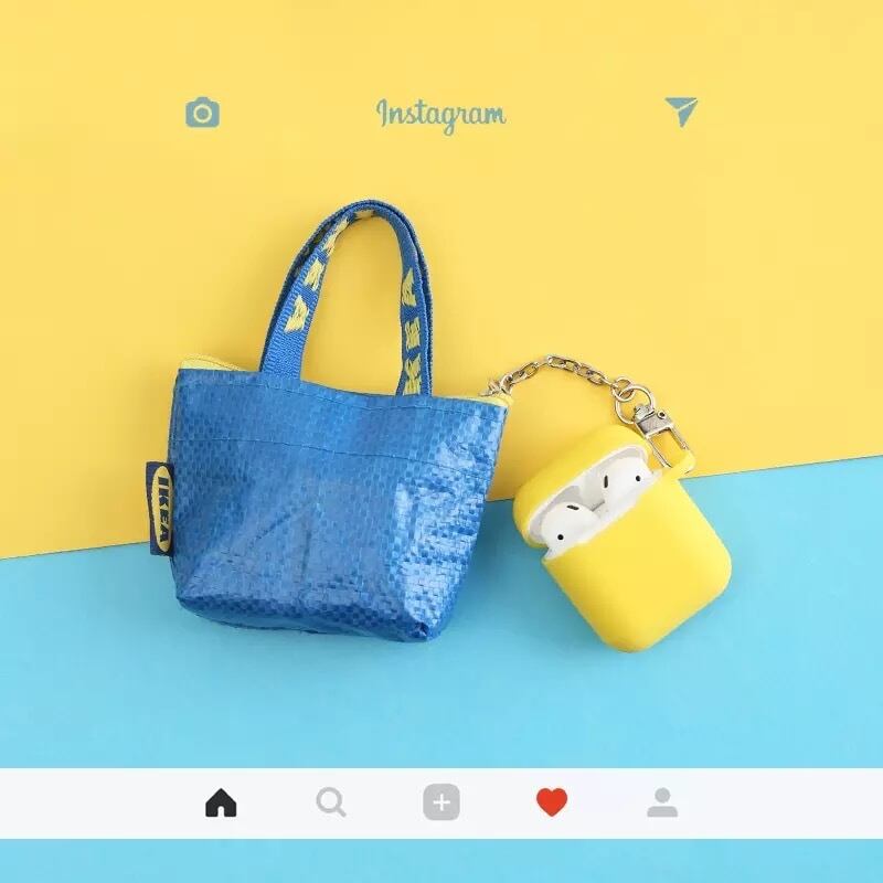 Air podsケース【IKEAバッグ風♪】 | Pay ID