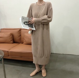 ゆったりニットワンピース　AJ1050-6089