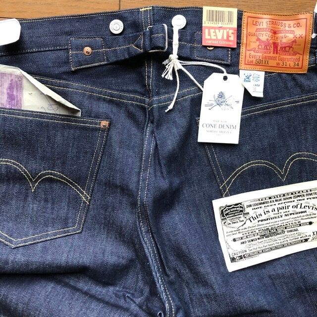 デッド米国製LEVI'S LVC 1960年モデル USED加工 501XXUD101cmまた下