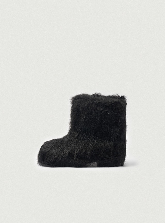 [The Barnnet] Fur Boots_Black 正規品 韓国ブランド 韓国通販 韓国代行 韓国ファッション thebarnnet 日本 店舗 ザ バーネット