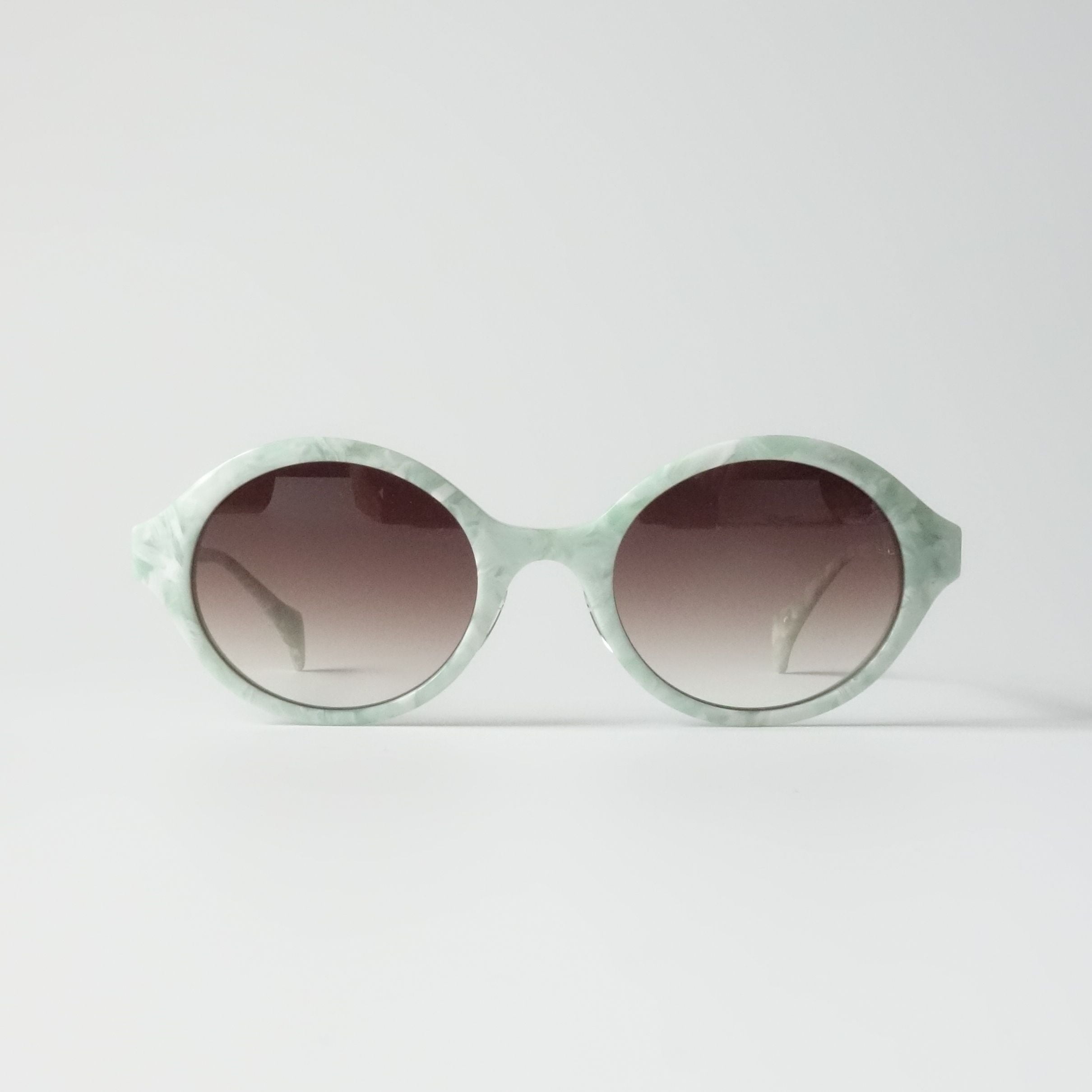 PADMA IMAGE ラウンドメガネ ブラウン/ブラック ROTARY 度入り