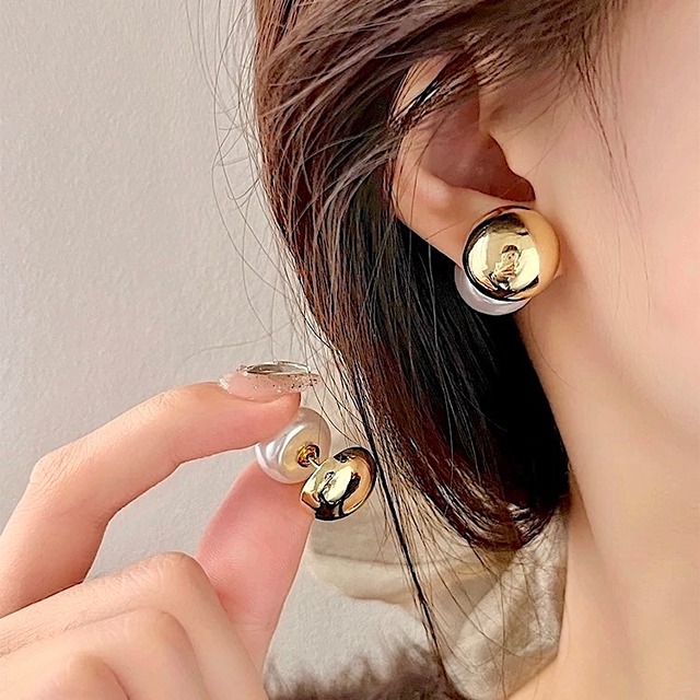 2way Gold & Pearl Pierce