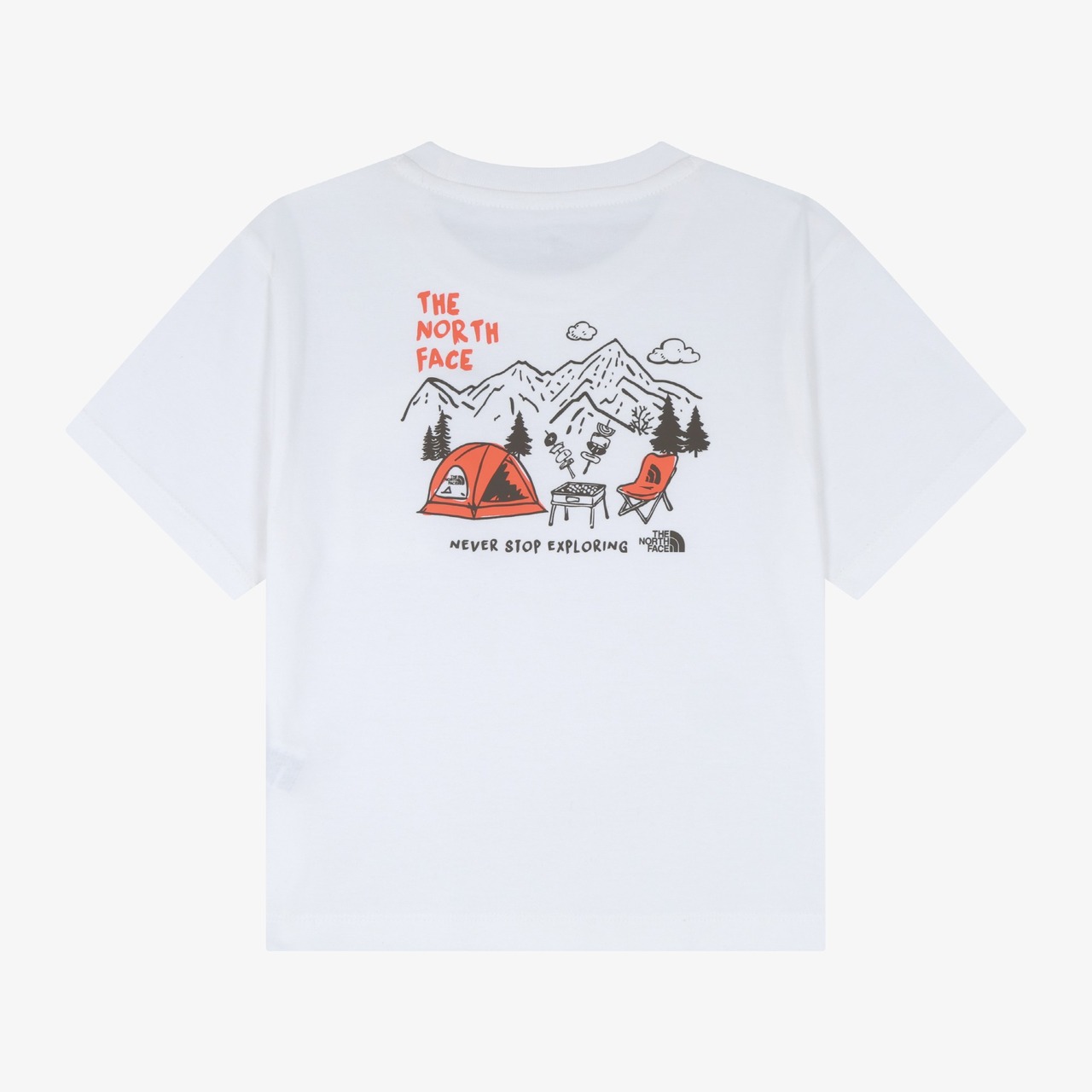 [The North Face Korea] K'S HIKE CAPRI CREW SET NT7US14S