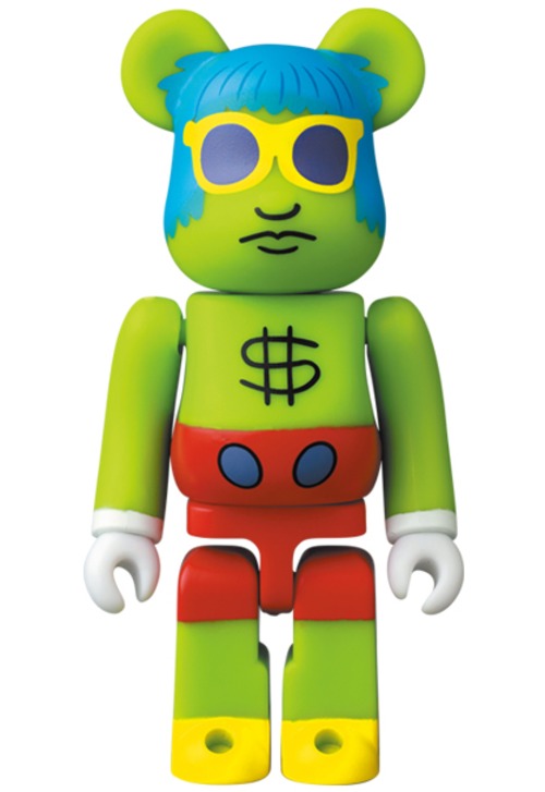 メディコム ベアブリック BE@RBRICK 100% [シリーズ 43] ARTIST キースヘリング 内袋未開封 カード有り 箱無し ４号店商品
