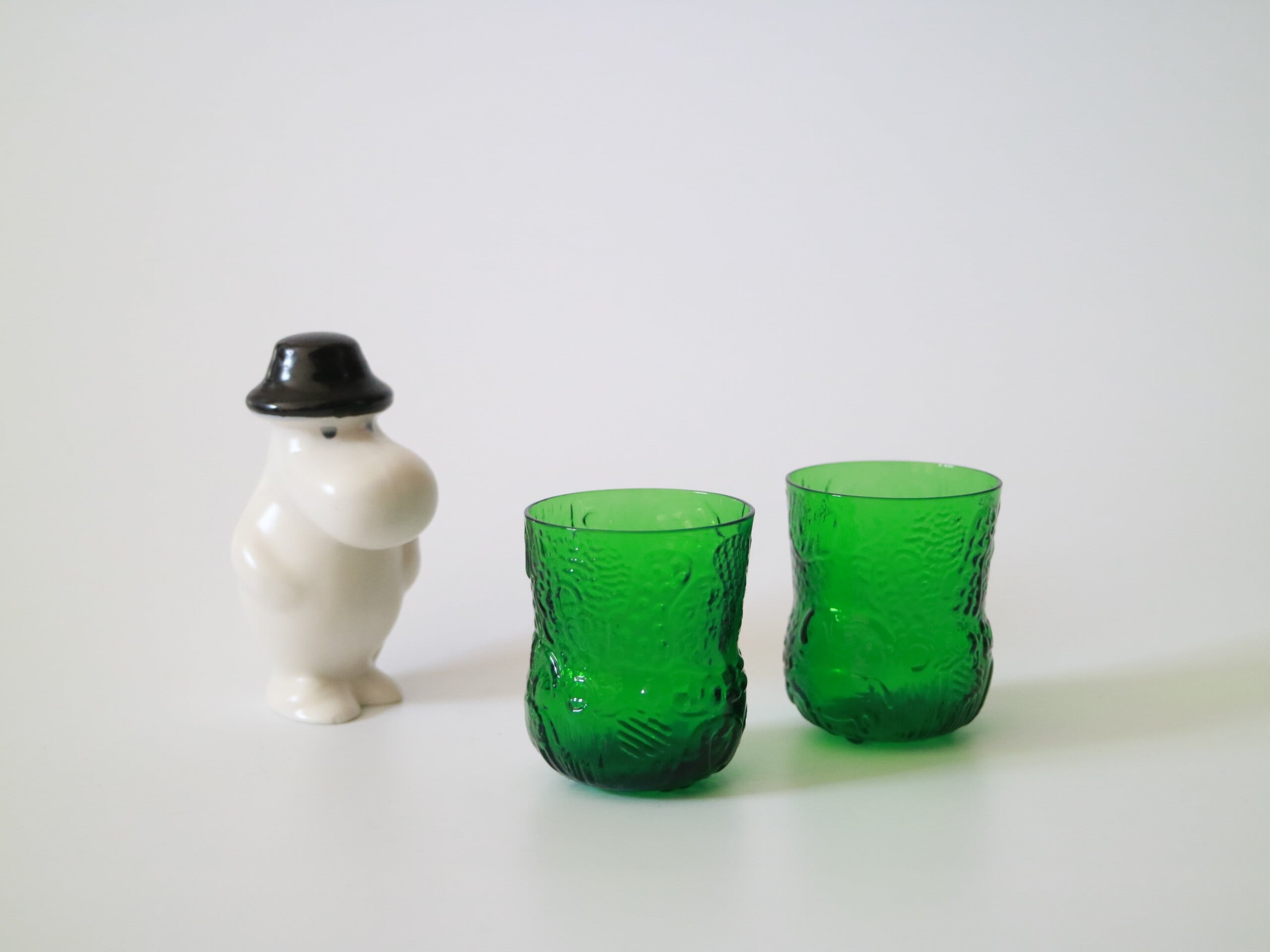 【ARABIA】fauna:ボトル✖️1、ショットグラス✖️6(グリーン)オイバ ARABIA】fauna:ボトル✖️1、ショットグラス✖️6(グリーン)オイバ