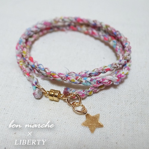 bon marche × LIBERTY オリジナル　3重ブレスレット　カラー01