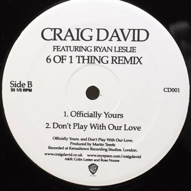 Craig David / 6 Of 1 Thing (Remix) [CD 001] - 画像3