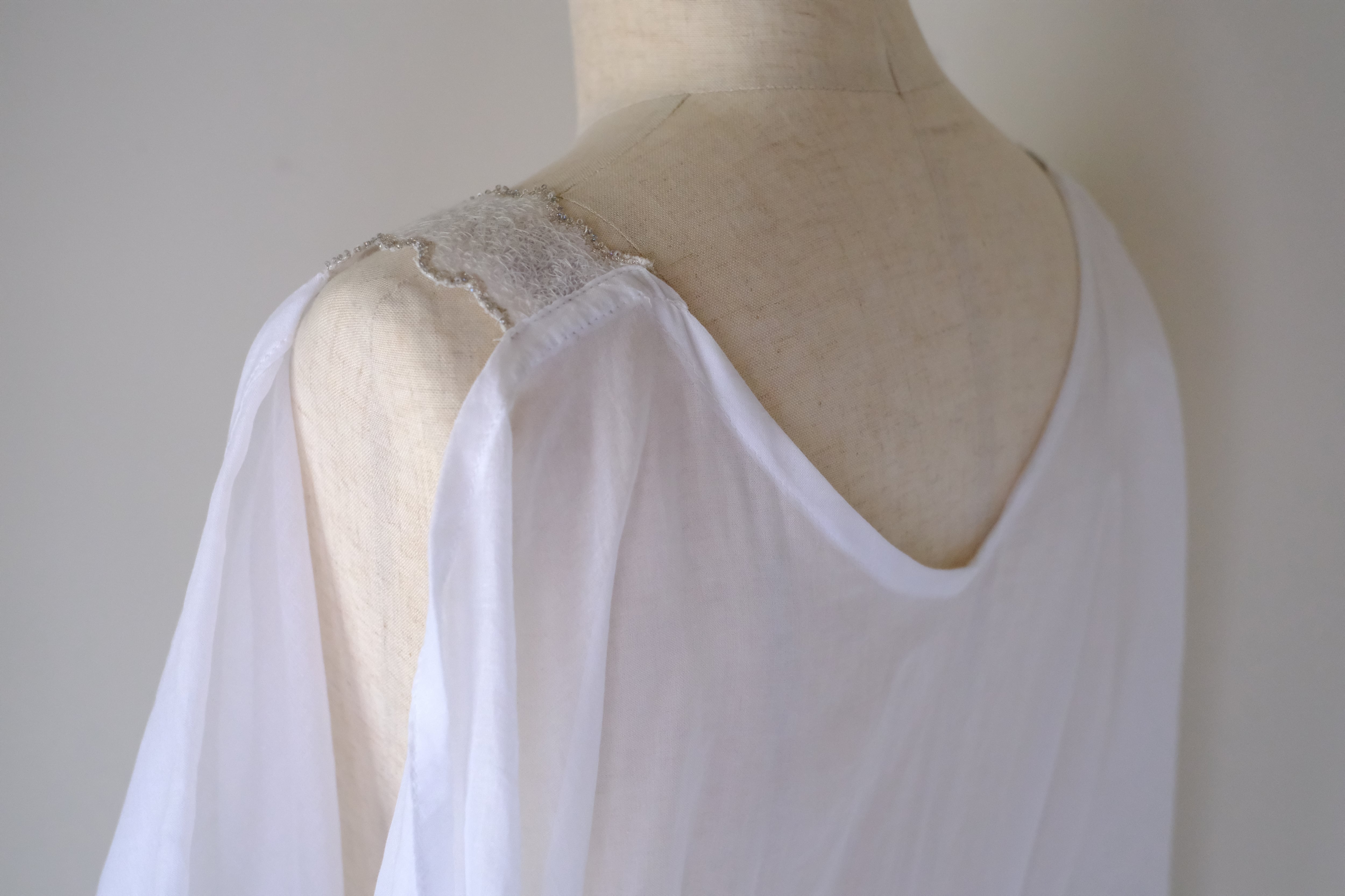 シアーワンピース cl-115(オフ白)