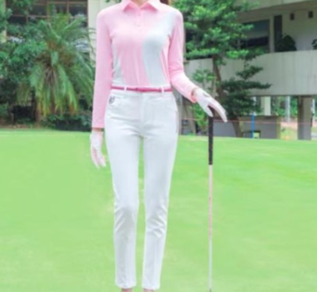 レディースゴルフウェア速乾ポロシャツ