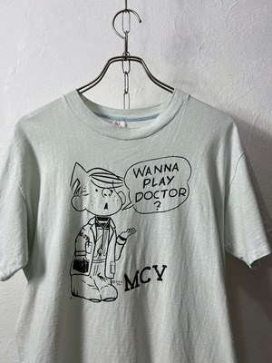 80~90’s USA “WANNA PLAY DOCTOR” T-shirt