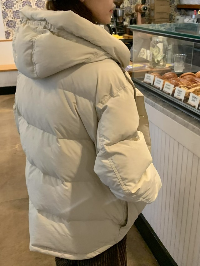 (予約) LIFFEY / Tone hood duck down padding 3color