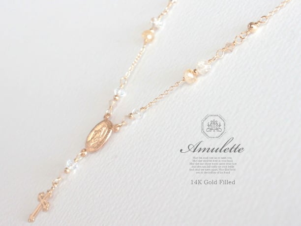 ご予約品 Amulette/sun 14KGFネックレス