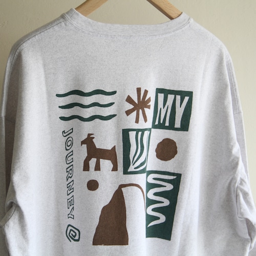 PHEENY   Printed long sleeve tee " Journey " #boys size