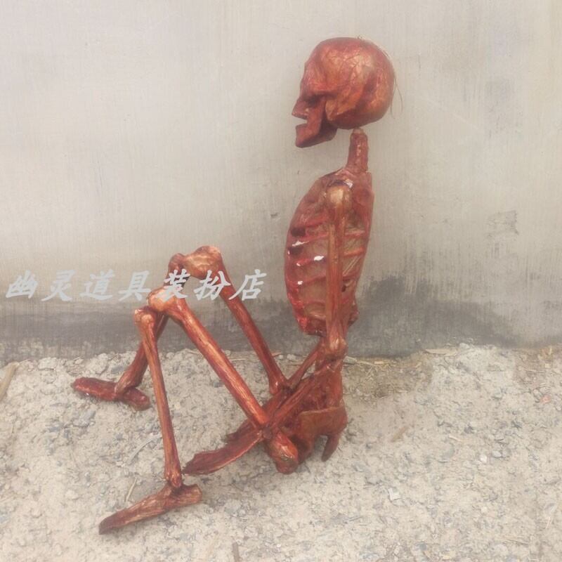 ✞ 新品 ミイラ165cm 置物 ✞ skull 骸骨 スカル ドクロ 髑髏 幽霊