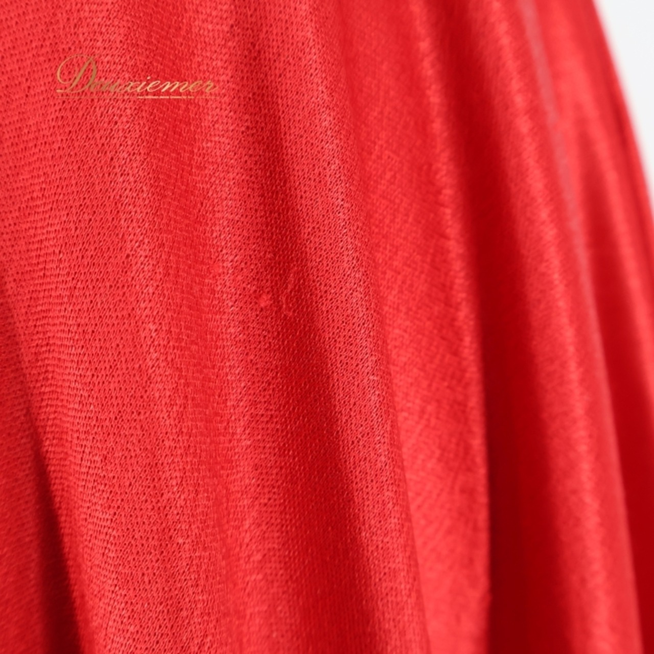 フラメンコ 衣装 ファルダ スカート 赤 レッスン 軽い 薄い フリル 発表会 ペチコート 重ね着 高級感 綺麗 レッド系 光沢感 ベルベット スカートファルダ ロングスカート 大人用 ダンス衣装 レディース