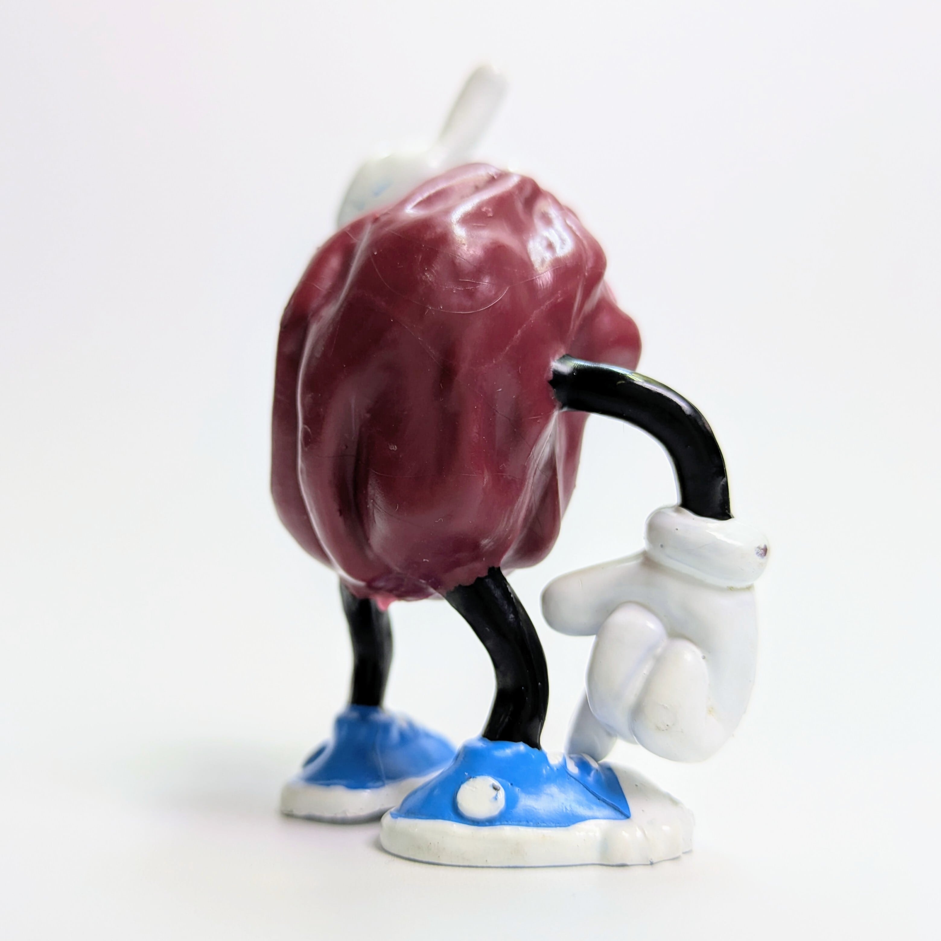 ☆VINTAGE☆【California Raisins(カリフォルニアレーズン)】 1987-1988 Justin X. Grape & Ben Indasun PVC Mサイズ2体SET 〚アメリカン雑貨 アメトイ〛