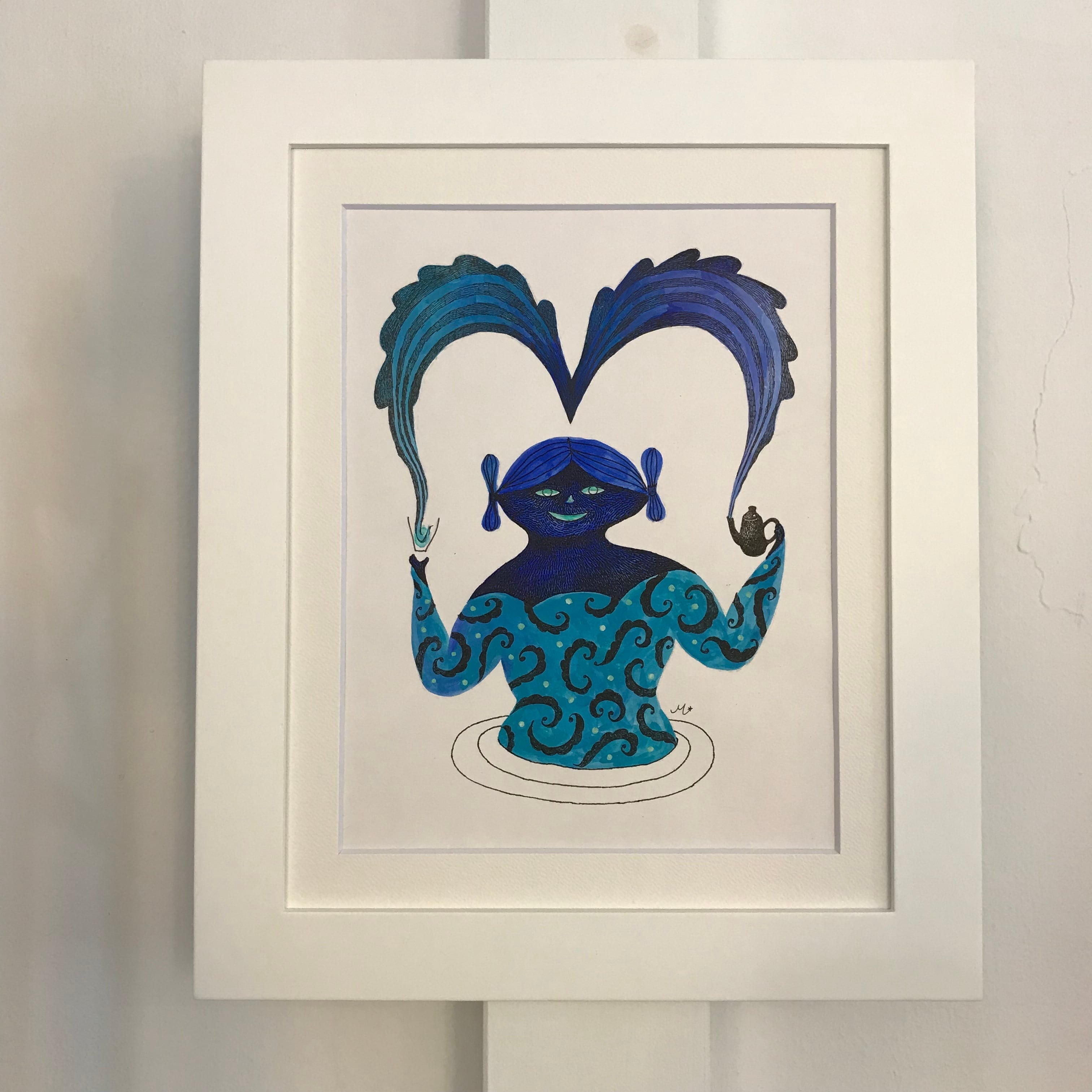 絵（原画）#9 原画 F3 「29974 行き場を失ったハイエナ」 | NAOTO KITAMURA ONLINE STORE