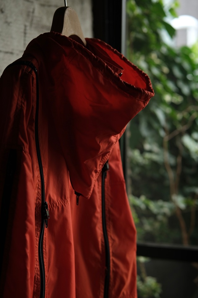 Utah／90's "FINAL HOME" multi zip nylon jacket