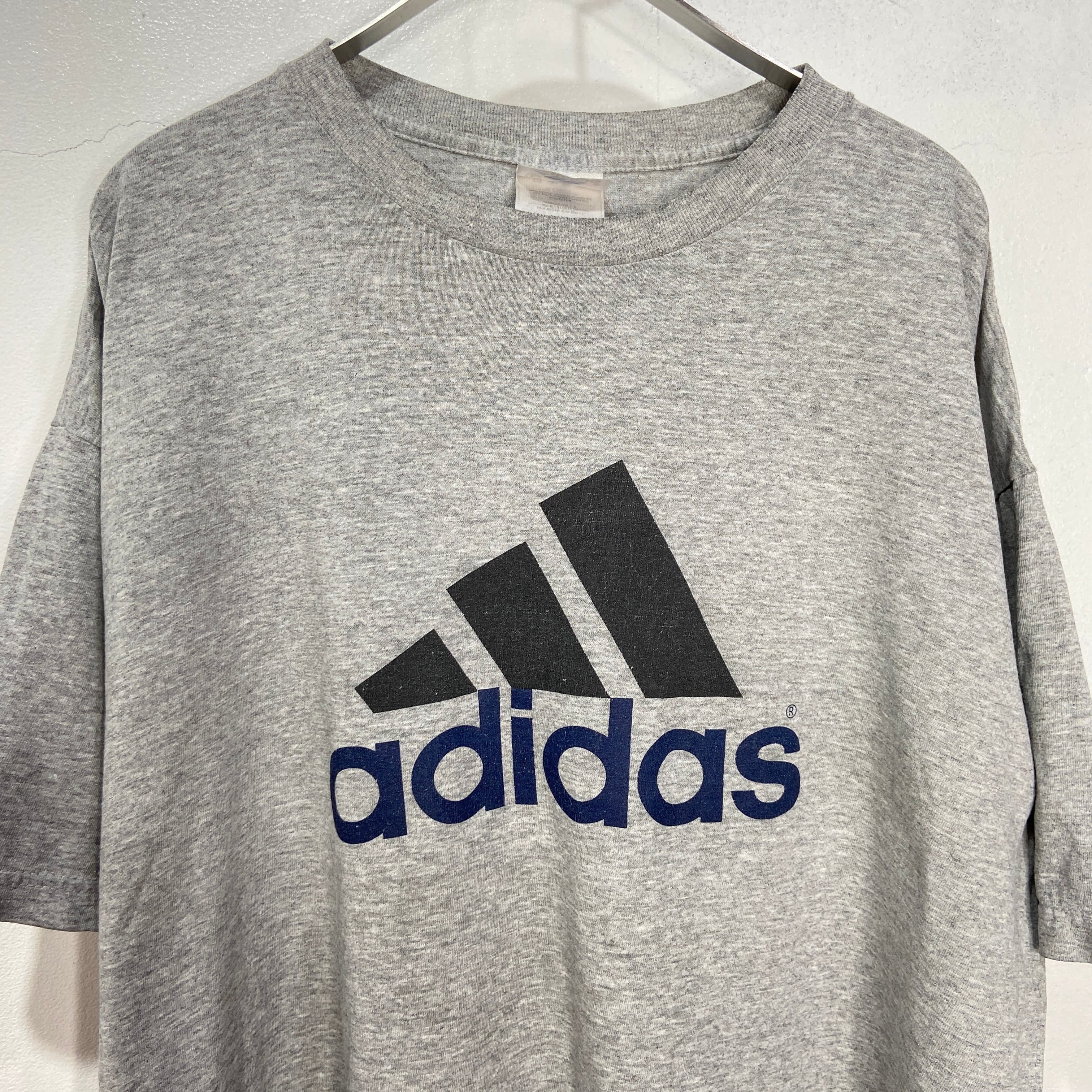 90s adidas アディダス パフォーマンスロゴTシャツ プリントT L | 古着 