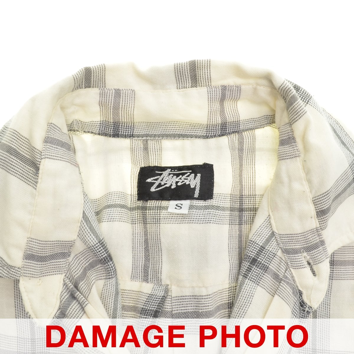 USA製 黒タグ OLD STUSSY チェックシャツ