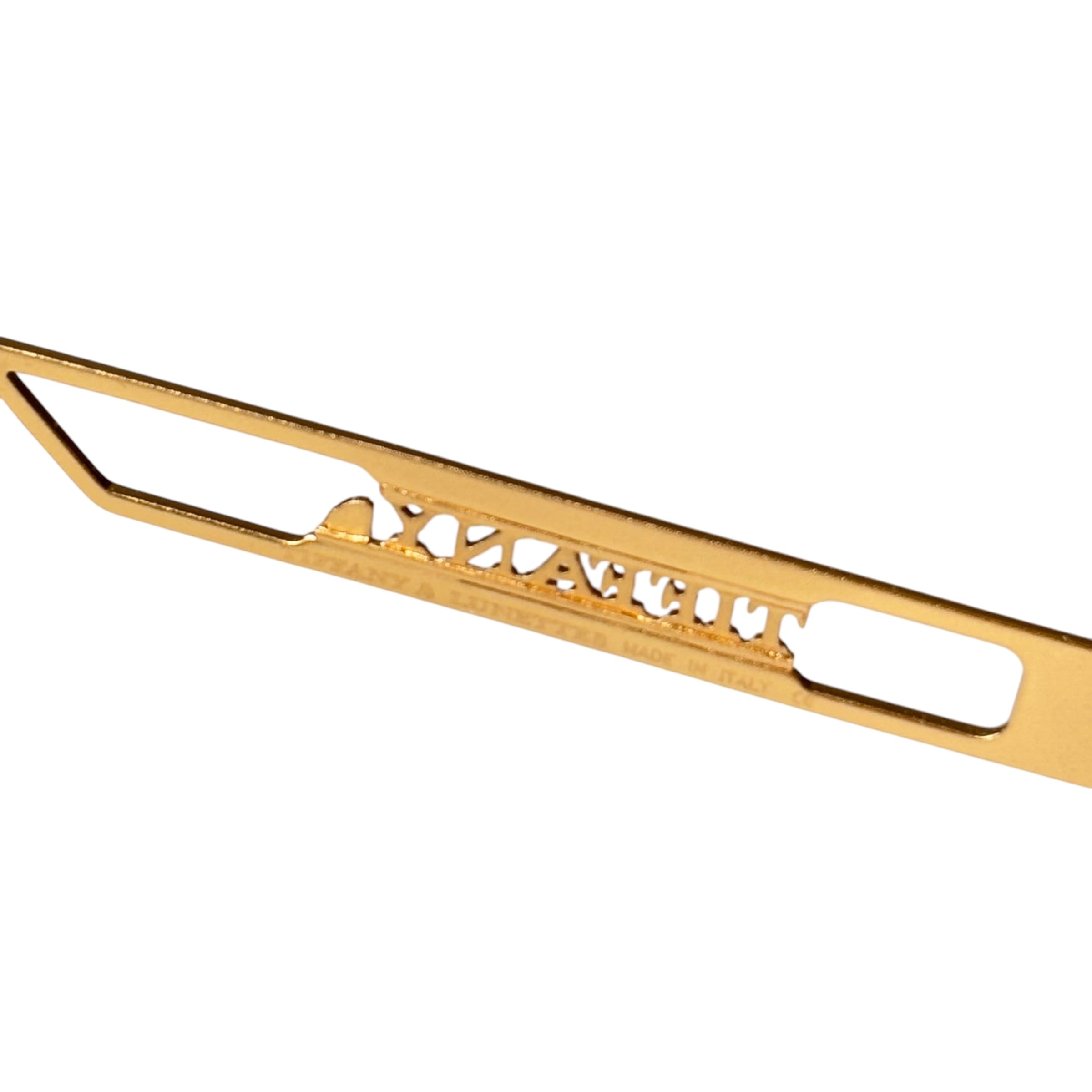vintage TIFFANY LUNETTES 23k Gold Plated glasses | NOIR ONLINE