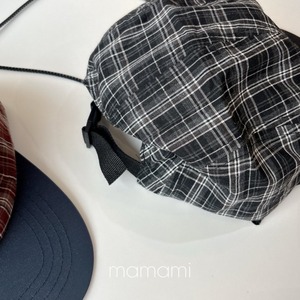 [mamami] Weekend Check Cap / [마마미] 위켄드체크캡