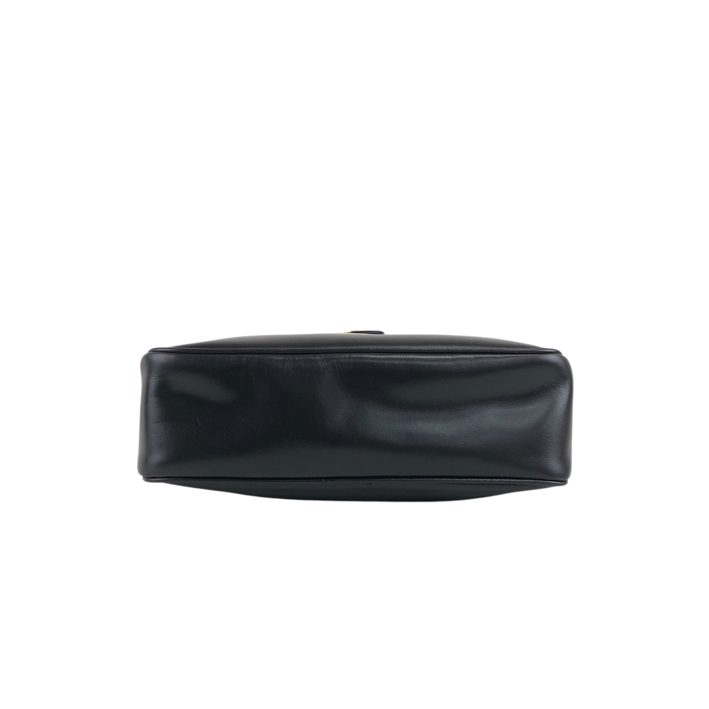 CELINE セリーヌ ショルダーバッグ ブラック ブラゾン レザー vintage