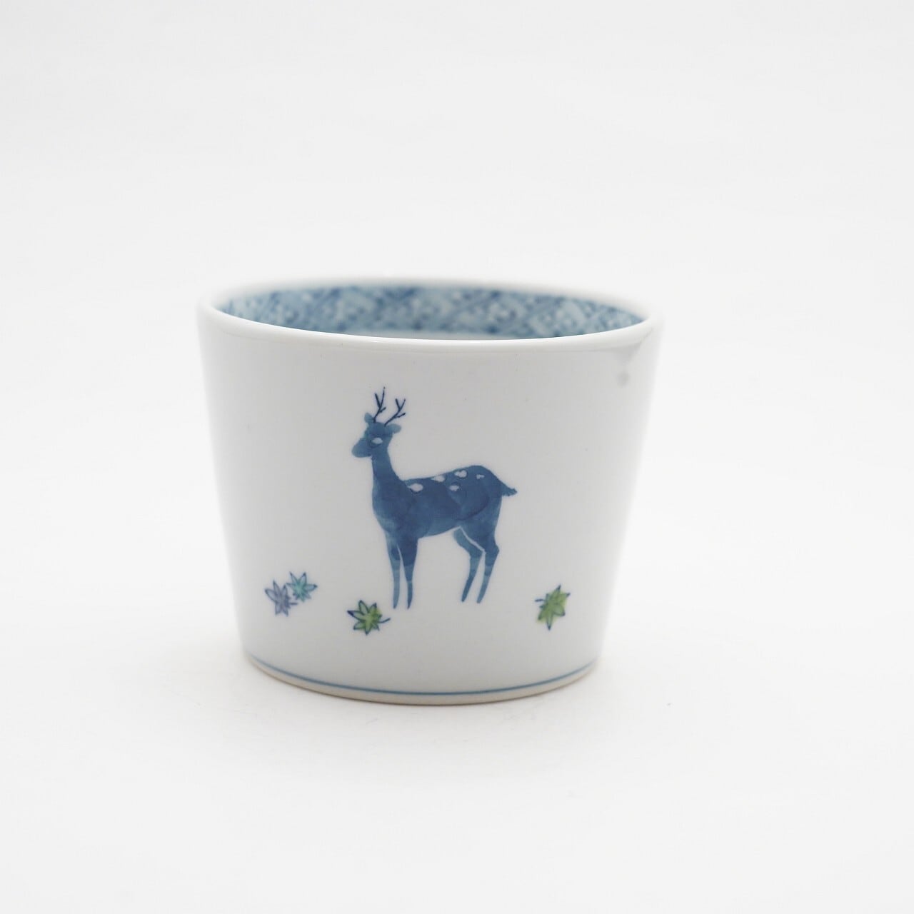 【二月窯】そば猪口 鹿 C