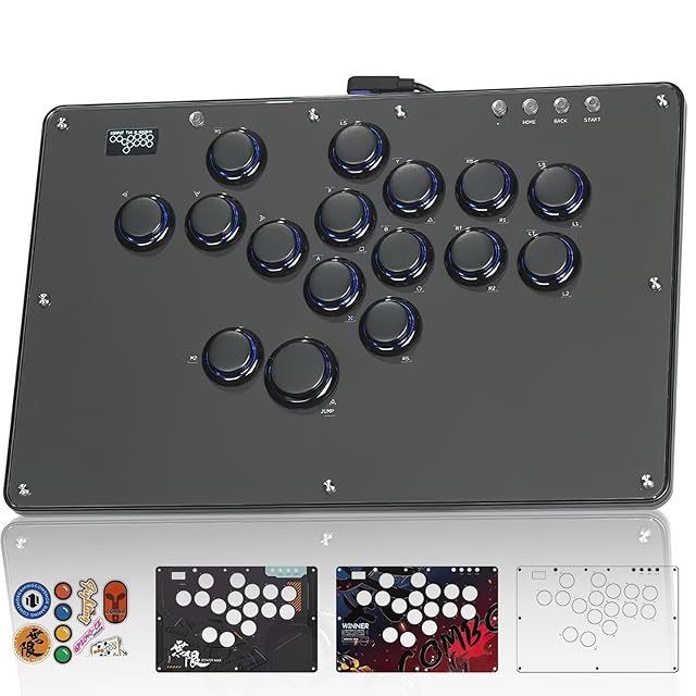 新モデル レバーレス アケコン 16ボタン 静音 PC/PS5/Switch対応 新モデル レバーレス アケコン 16ボタン 静音 PC/PS5/Switch対応