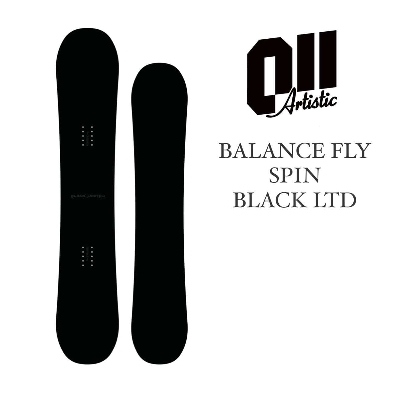 24-25モデル . 011Artistic . 『 BALANCE FLY SPIN BLACK LTD 』. ゼロ  