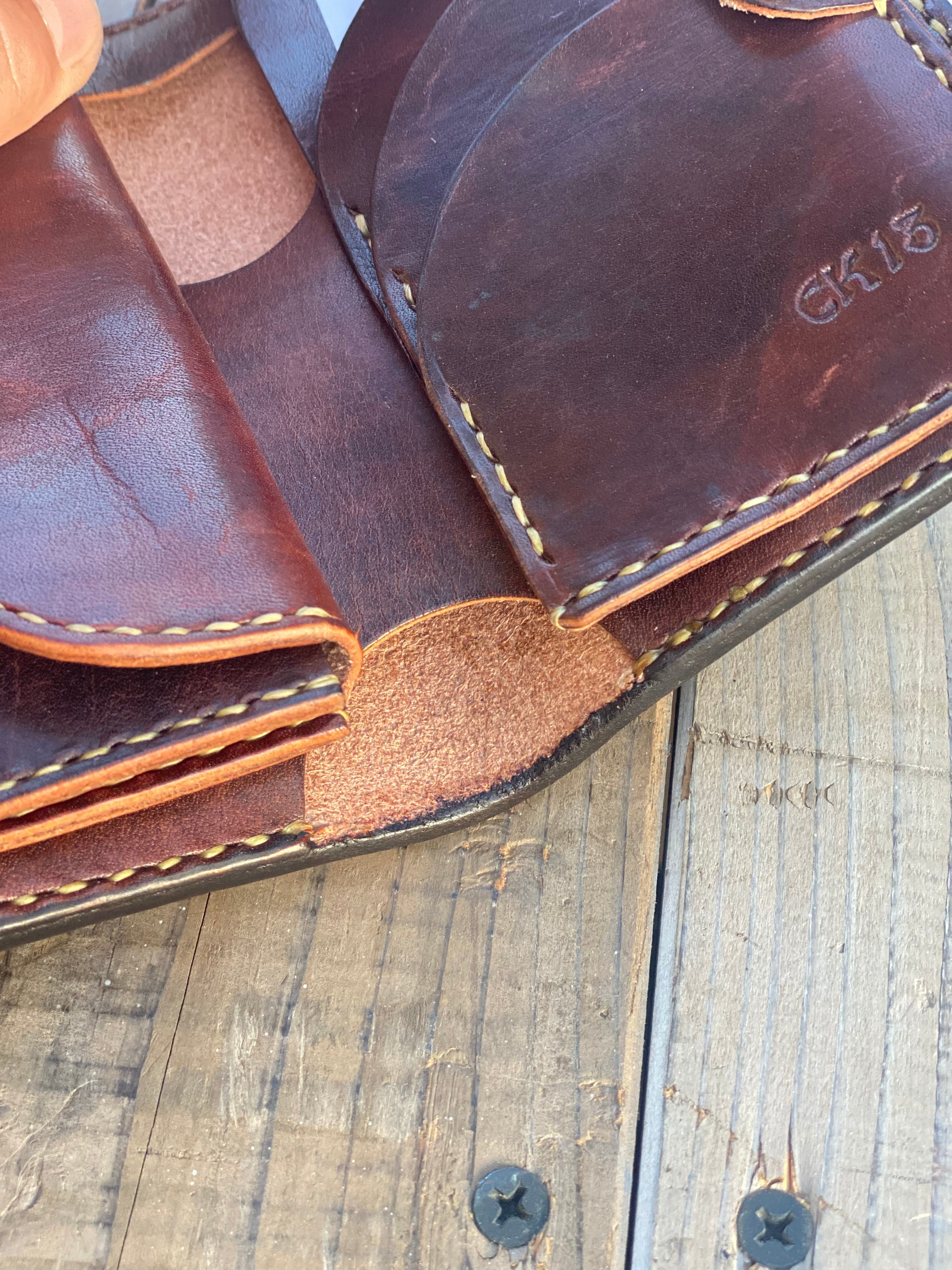 マトリクスミドルウォレット | Leather Craft Chaos13