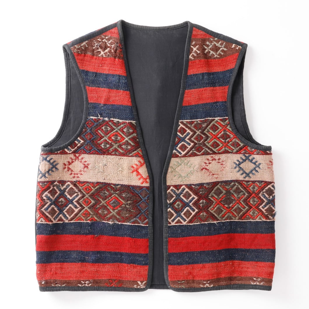 極美品】1800s native american special vintage wool vest made in