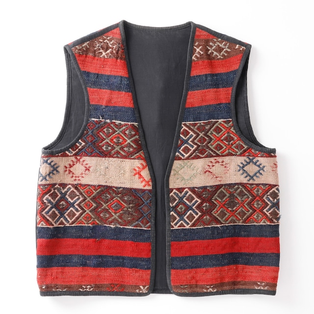 【極美品】1800s native american special vintage wool vest made in the 40's USA  ／ 1800年代 ネイティブアメリカン ヴィンテージ ウール ベスト スペシャル品 実寸L 40年代メイド USA製 ミントコンディション ほぼ未使用品