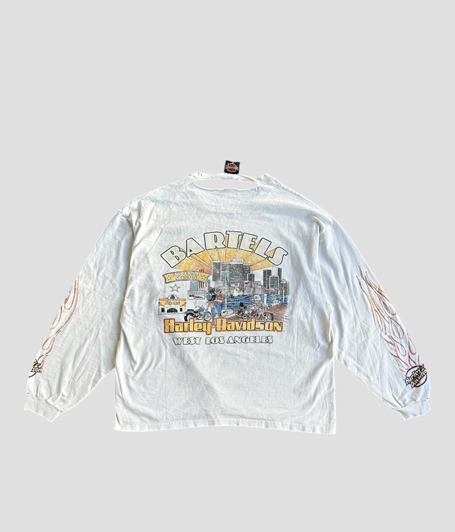 -HARLEY-DAVIDSON- Vintage 90s XL Print Long Sleeve T-shirt