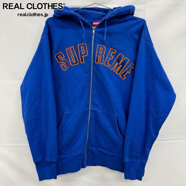 Supreme/シュプリーム Old Arc Zip Up Hooded Sweatshirt ロゴデザイン