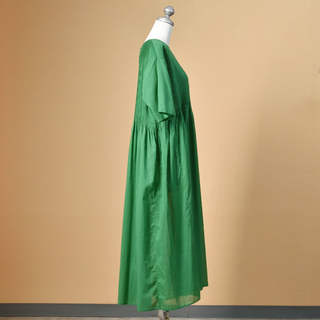 【新品未使用】maison de soil Vネックドレス maison de soil メゾンドソイル V-NECK FRENCH/SL プルオーバー