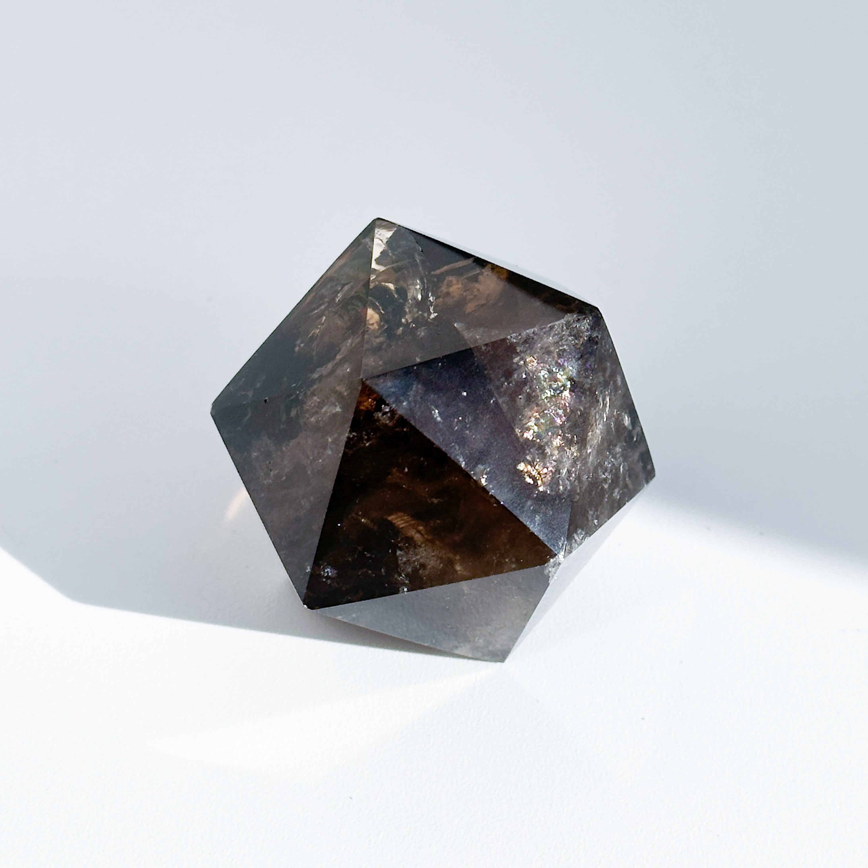 ミナスジェライス産スモーキークォーツ 二十面体33◇ Smoky Quartz