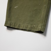 INTERIM / MILK PAINT VINTAGE WASH ORGANIC COTTON US ARMY M-47 HBT BAKER PANTS