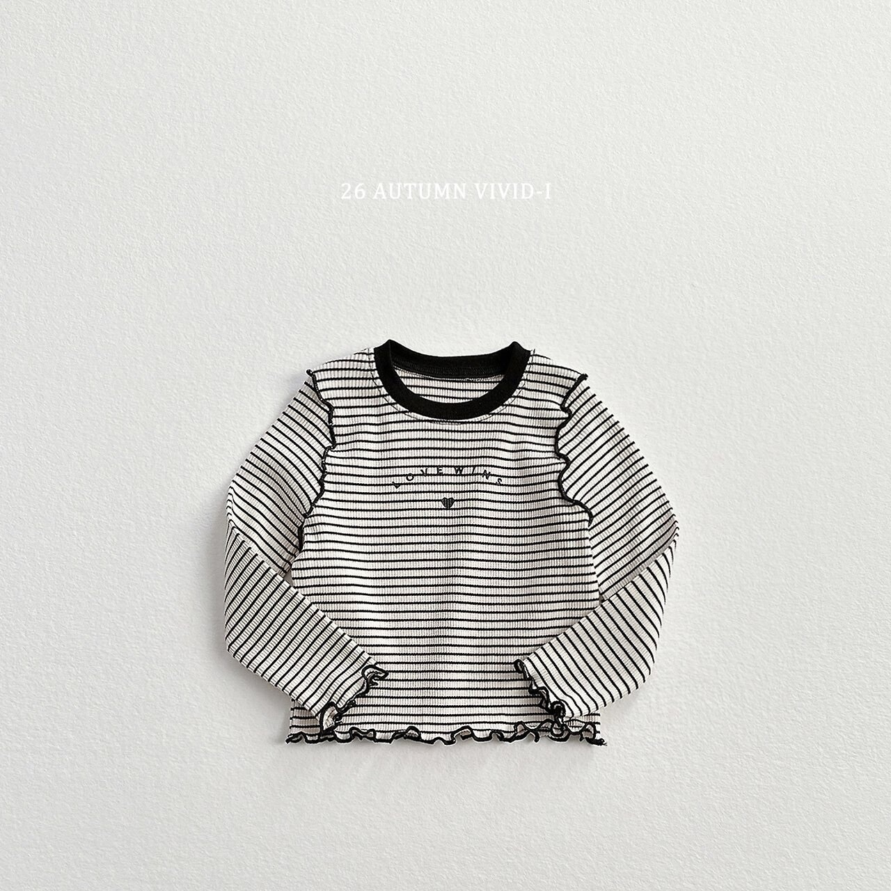 韓国子供服 / VIVID-I / 26Autumn / ラブレインズ Tシャツ / キッズ服 / ジュニア服 / 秋服 *XS~JM*
