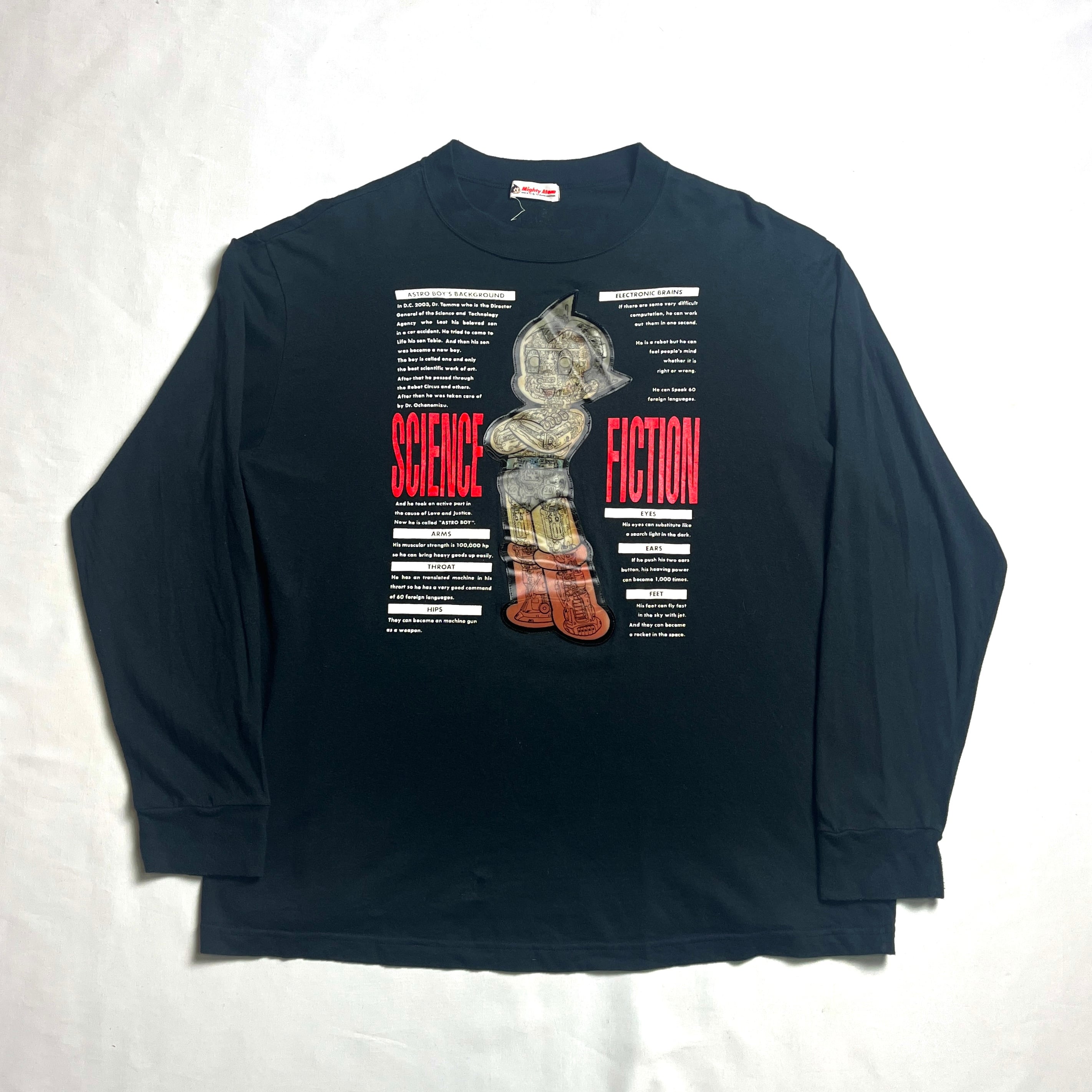 鉄腕アトム 90s Tシャツ ヴィンテージ ホログラム 90s AstroBoy 鉄腕アトム ホログラムデザイン 長袖Tシャツ | PAY ID