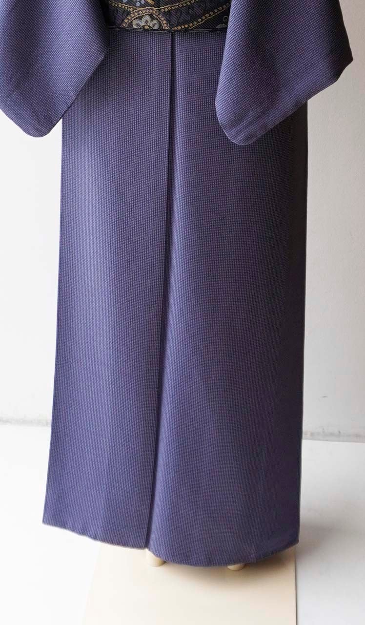 袷】紅掛花色 角通し 江戸小紋 | 大山キモノ・ちぇらうなぼるた