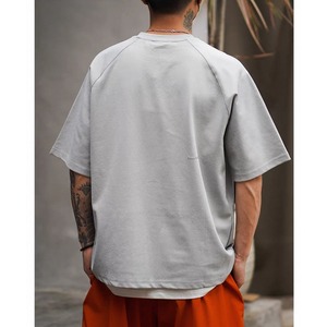 Minimal logo raglan cut tee 1447