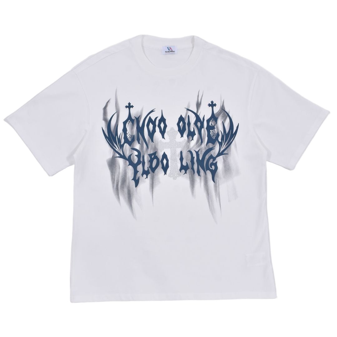 ラインストーンクロスTシャツ | VOLCAN&APHRODITE