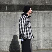 Leh / Hoodie Layered Shirts コーディネート